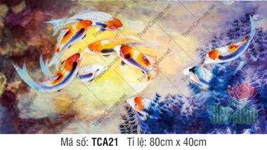 Bức Tranh Cửu Ngư Quần Hội TCA21, Ánh Vàng Đáy Biển