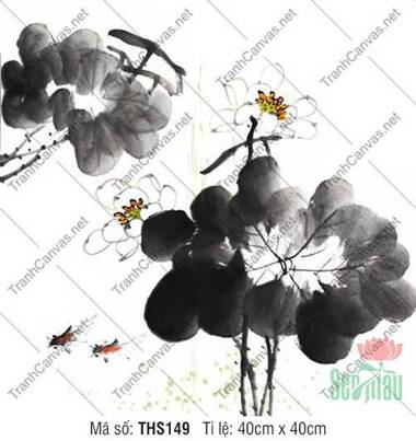 Hình Ảnh Hoa Sen Tuyệt Đẹp THS149, nét vẽ thủy mặc tinh tế Hình Ảnh Hoa Sen Tuyệt Đẹp THS149, nét vẽ thủy mặc tinh tế