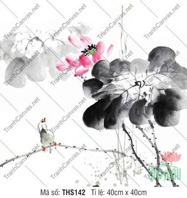 Hình Vẽ Hoa Sen Đẹp Nhất THS142, Sắc Thủy Mặc Chim Đậu Hình Vẽ Hoa Sen Đẹp Nhất THS142, Sắc Thủy Mặc Chim Đậu