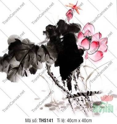 Hình Vẽ Hoa Sen Đẹp THS141, Nét Cọ Thủy Mặc Tinh Tế Hình Vẽ Hoa Sen Đẹp THS141, Nét Cọ Thủy Mặc Tinh Tế