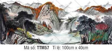 Tranh Thủy Mặc Sơn Thủy TTM57, Bức Họa Rừng Thu Vượt Thời Gian Tranh Thủy Mặc Sơn Thủy TTM57, Bức Họa Rừng Thu Vượt Thời Gian