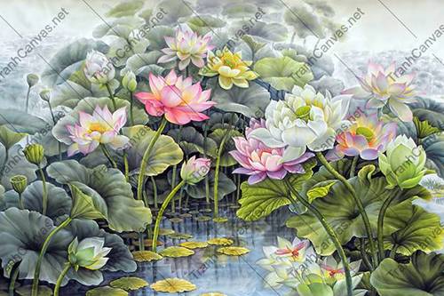Tranh Hoa Sen